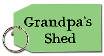 Grandpa‘s Shed key ring